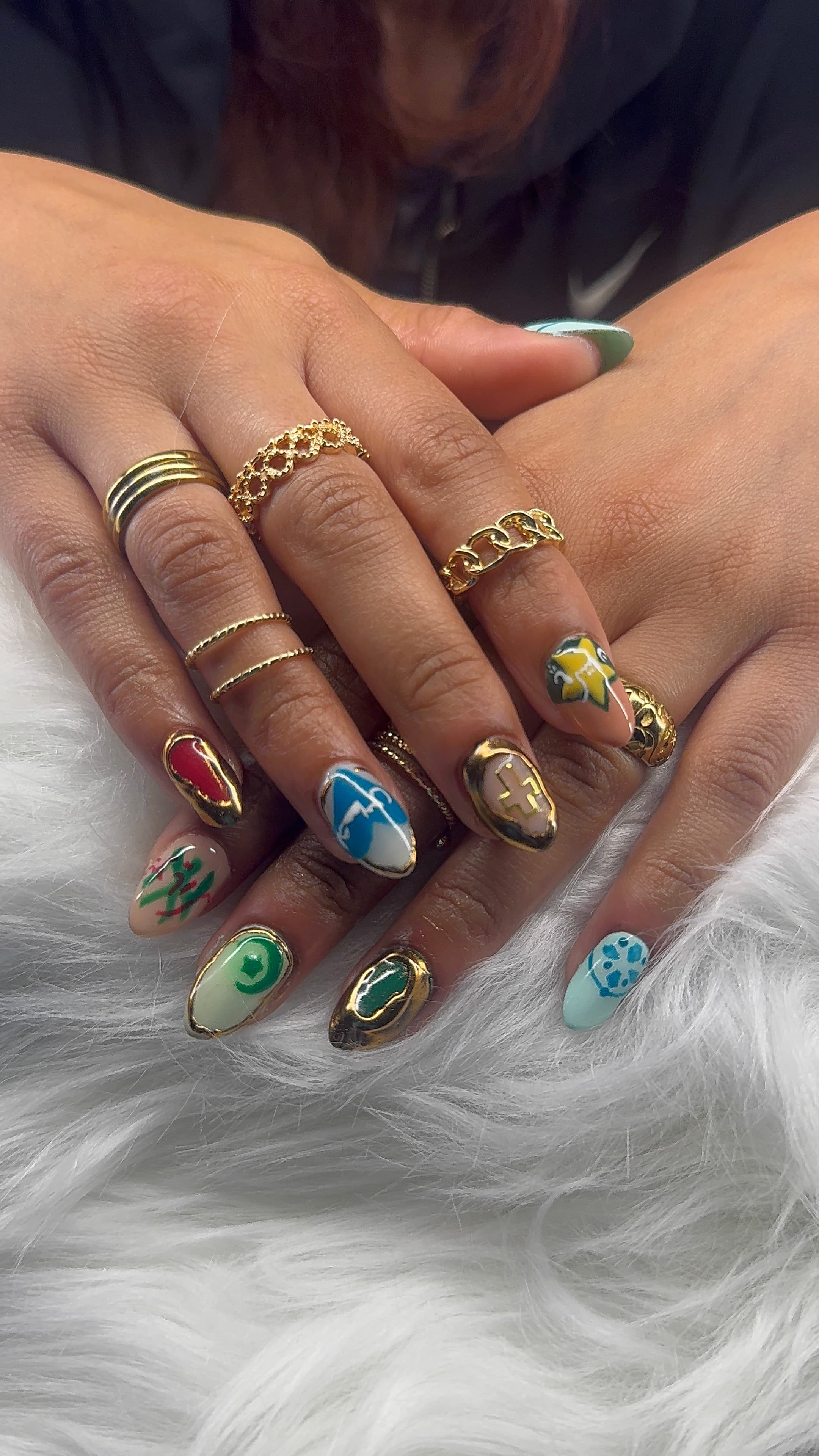 The Nail Engineer, DESIGN 012, nail design sample